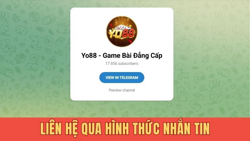 Liên hệ qua hình thức nhắn tin