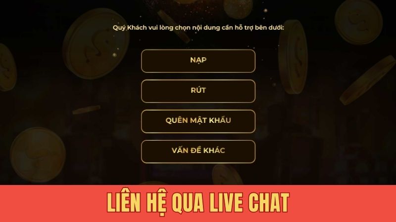 Liên hệ qua live chat
