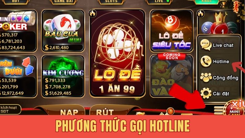 Phương thức gọi hotline