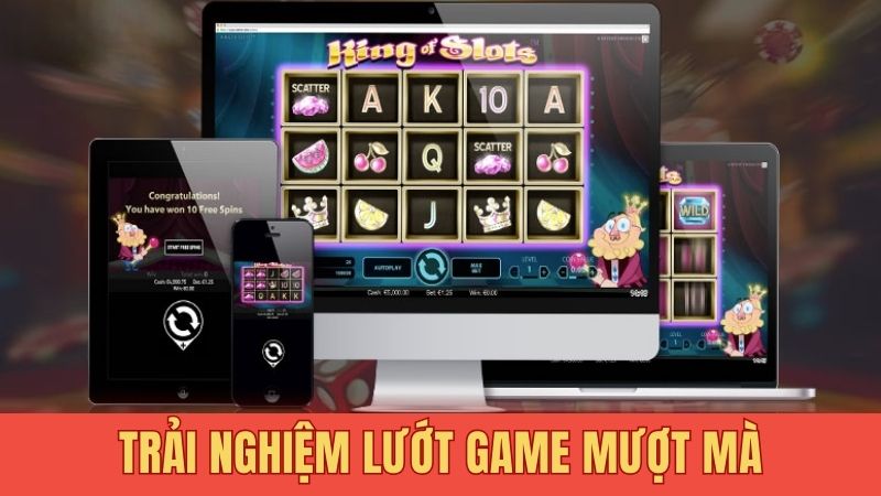 Trải nghiệm lướt game mượt mà
